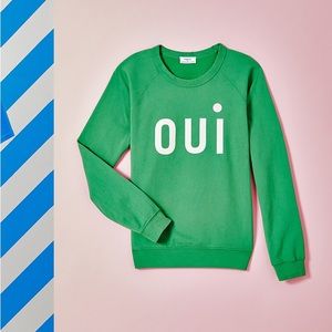 Clare V. for Anthropologie Oui Sweatshirt.